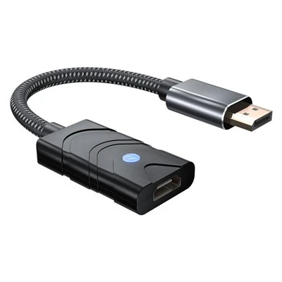 Tek-Tuş Kilit Ekranlı 8K DP'den HDMI EDID Emülatörüne