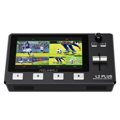 L2 PLUS Çoklu-Kamera, 5,5 Dokunmatik Ekranlı HDMI Video Değiştirici